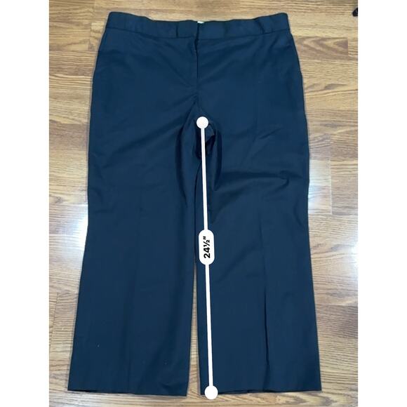 THE ROW Cotton/cashmere Black Bapri Cropped Cotton-Blend Straight-Leg Pants 12 - Picture 8 of 13